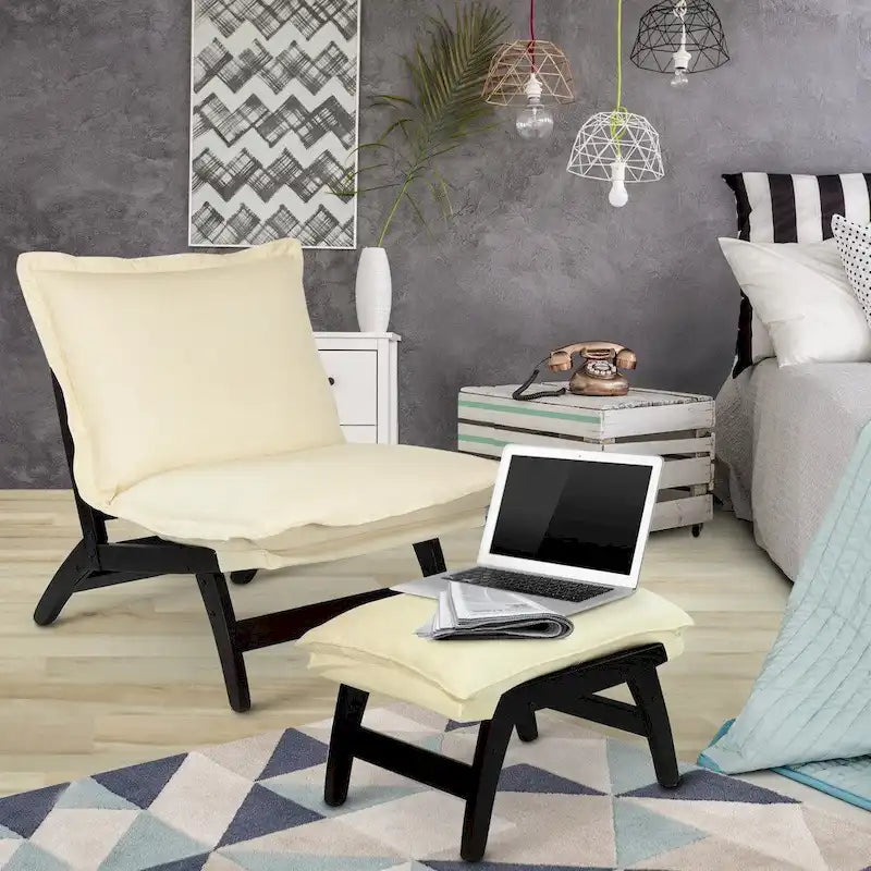 Chaise longue pliante décontractée