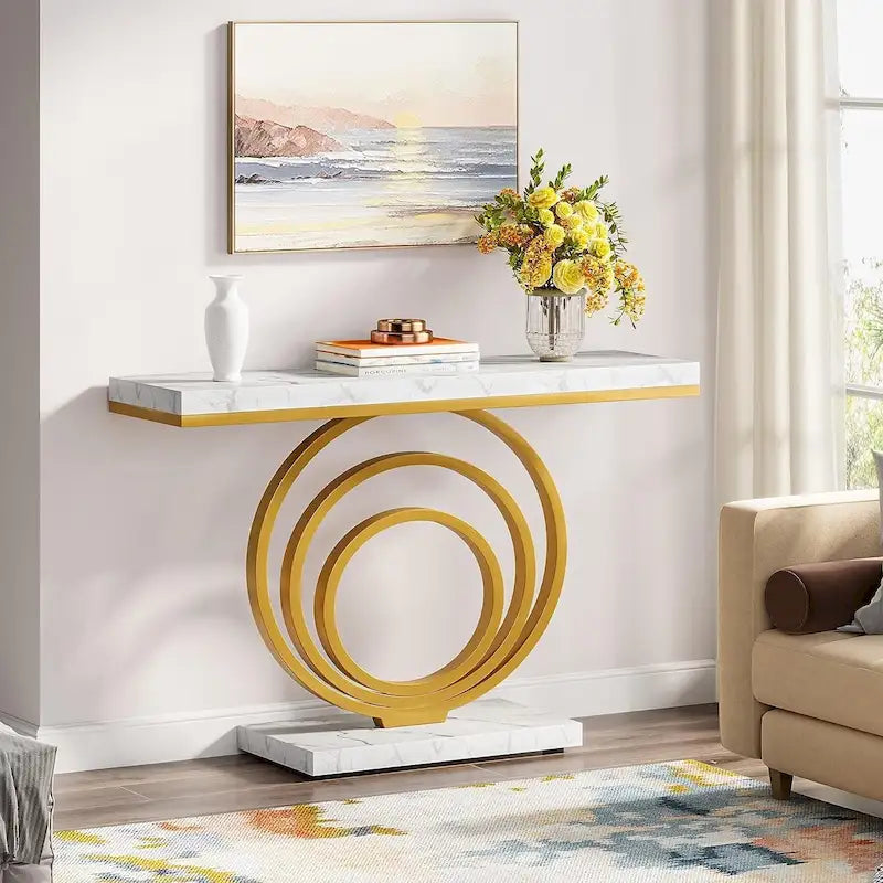 Console de 41 pouces pour entrée, table d'appoint pour salon ou vestibule