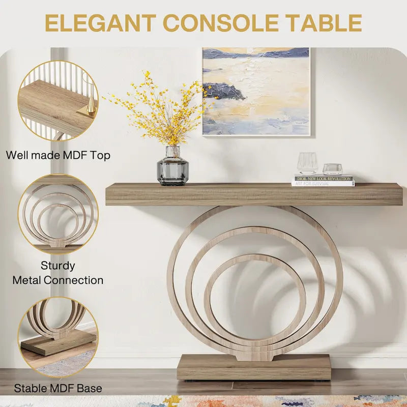Console de 41 pouces pour entrée, table d'appoint pour salon ou vestibule