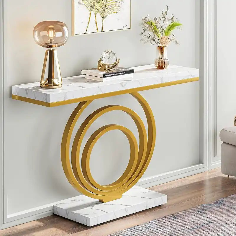 Console de 41 pouces pour entrée, table d'appoint pour salon ou vestibule