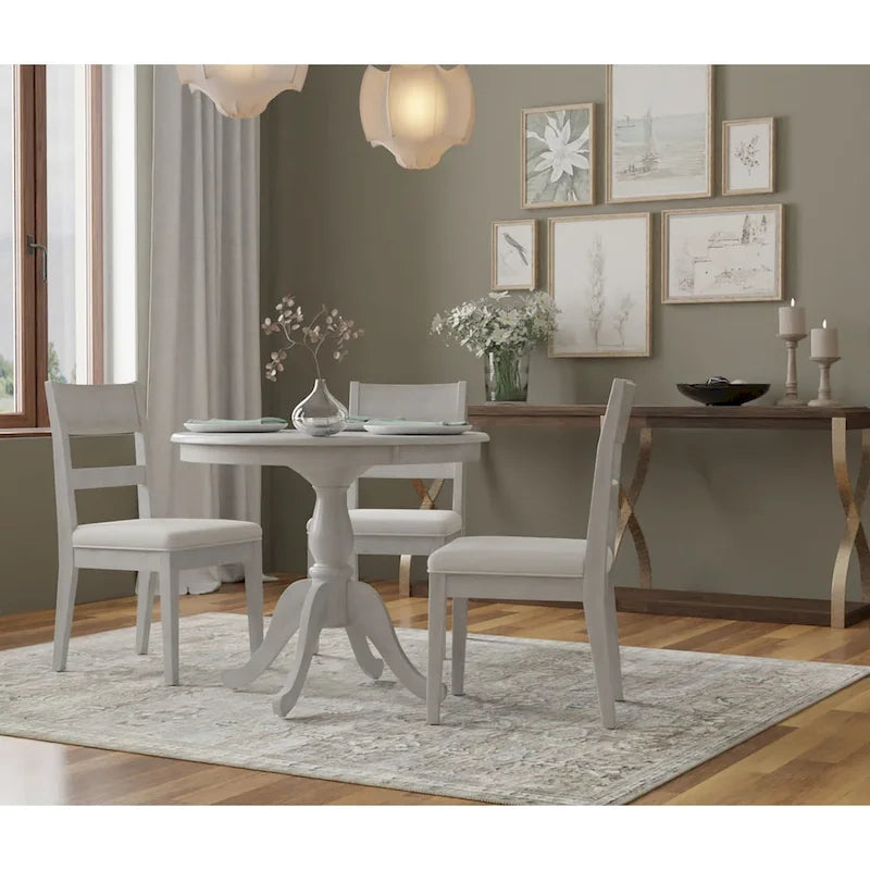 Carolina Living Table à manger sur pied ronde Fairview 36