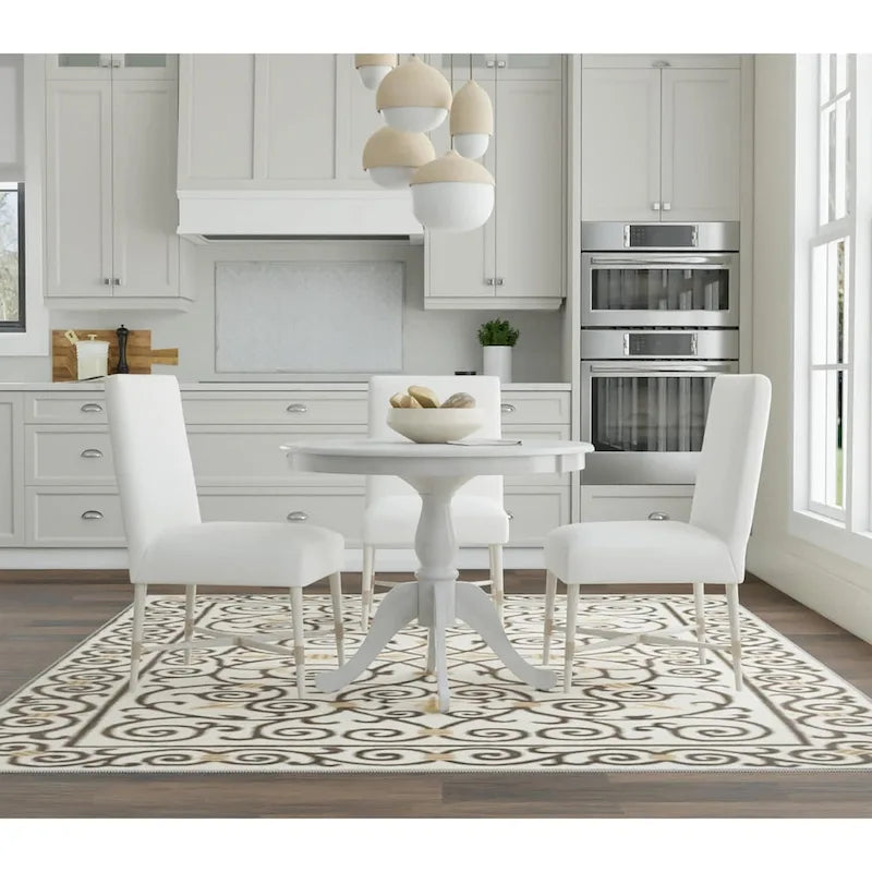 Carolina Living Table à manger sur pied ronde Fairview 36