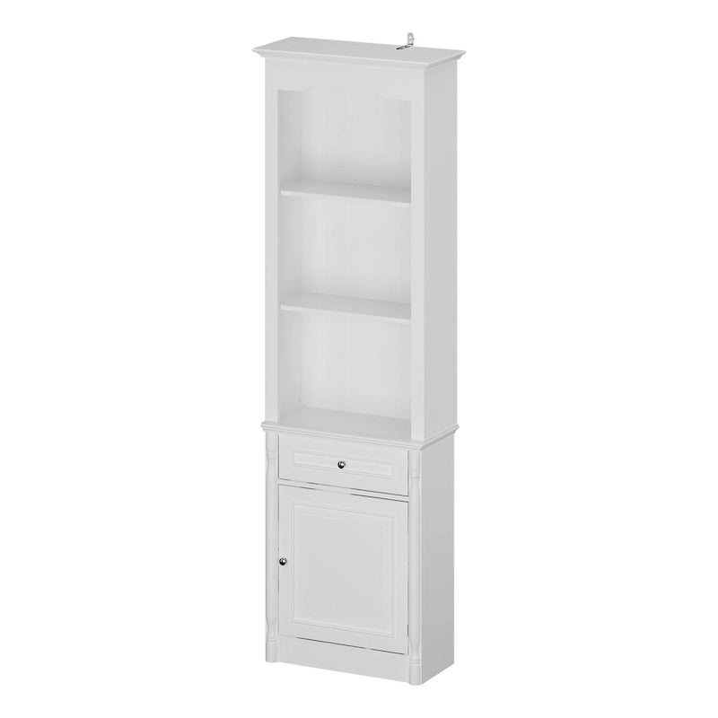 Étagères de grand centre de divertissement de 145 x 96,5 cm avec espace pour téléviseur