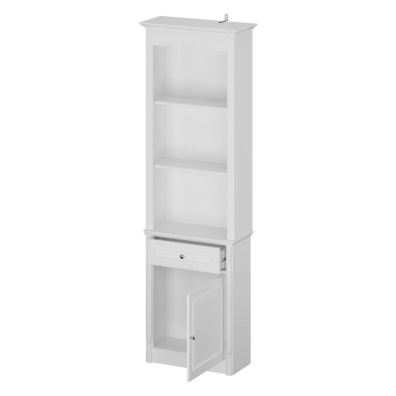 Étagères de grand centre de divertissement de 145 x 96,5 cm avec espace pour téléviseur
