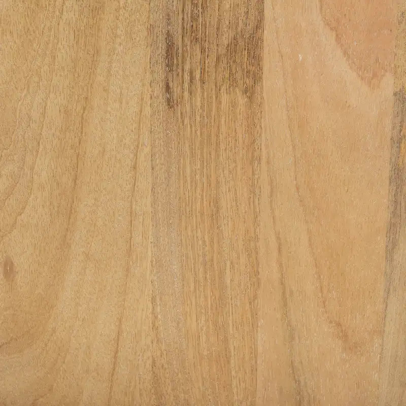 Table d'appoint carrée en bois massif marron clair Athélia
