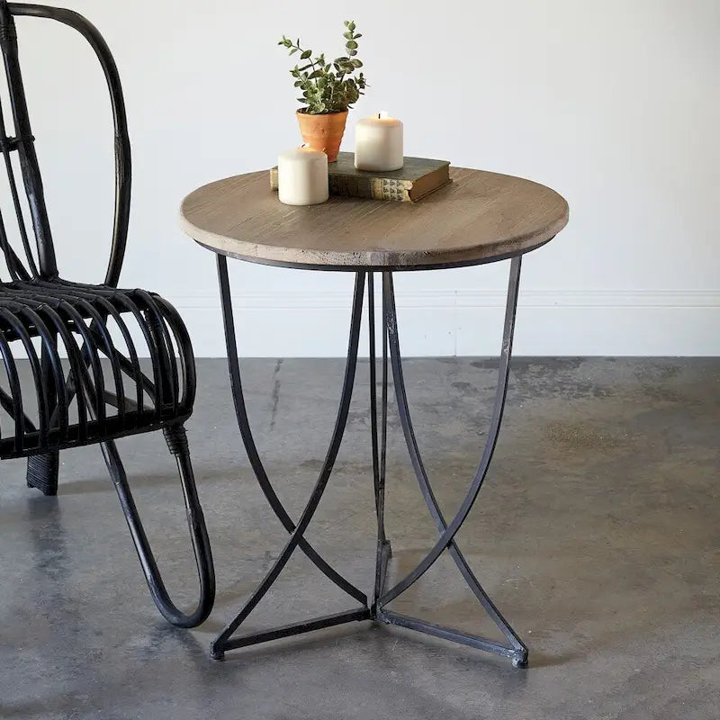 Table d'appoint Arabesque - 20 diam. x 24H