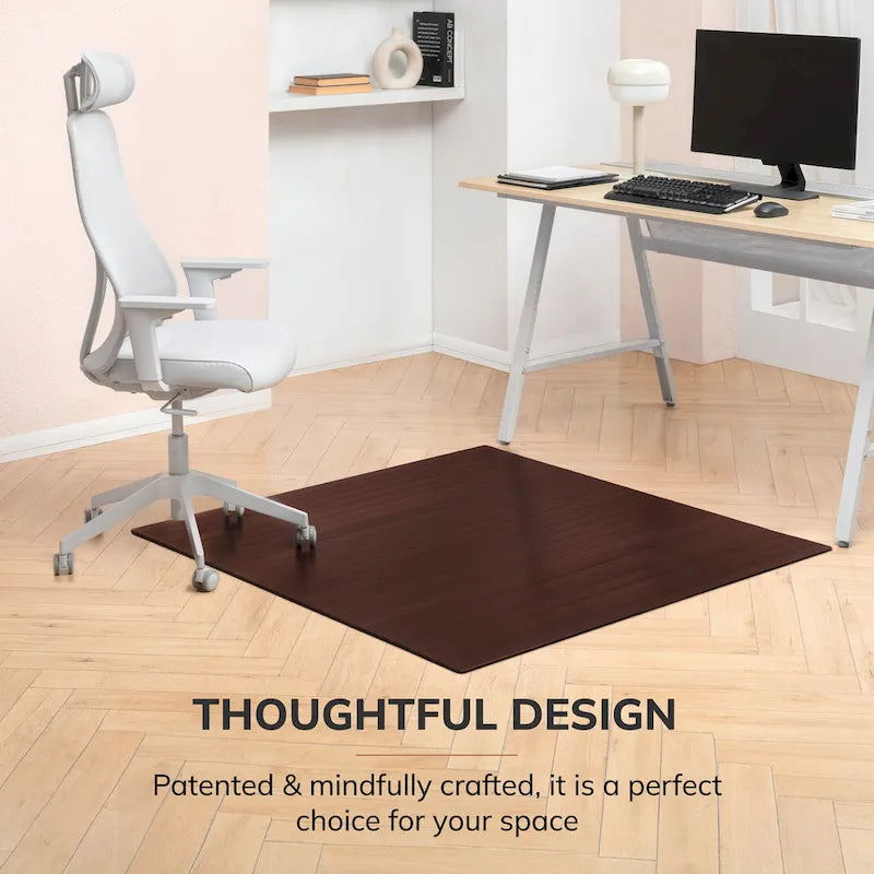 Tapis de chaise Jani Eco Bambou Standard Rectangulaire 1,5 x 1,2 m