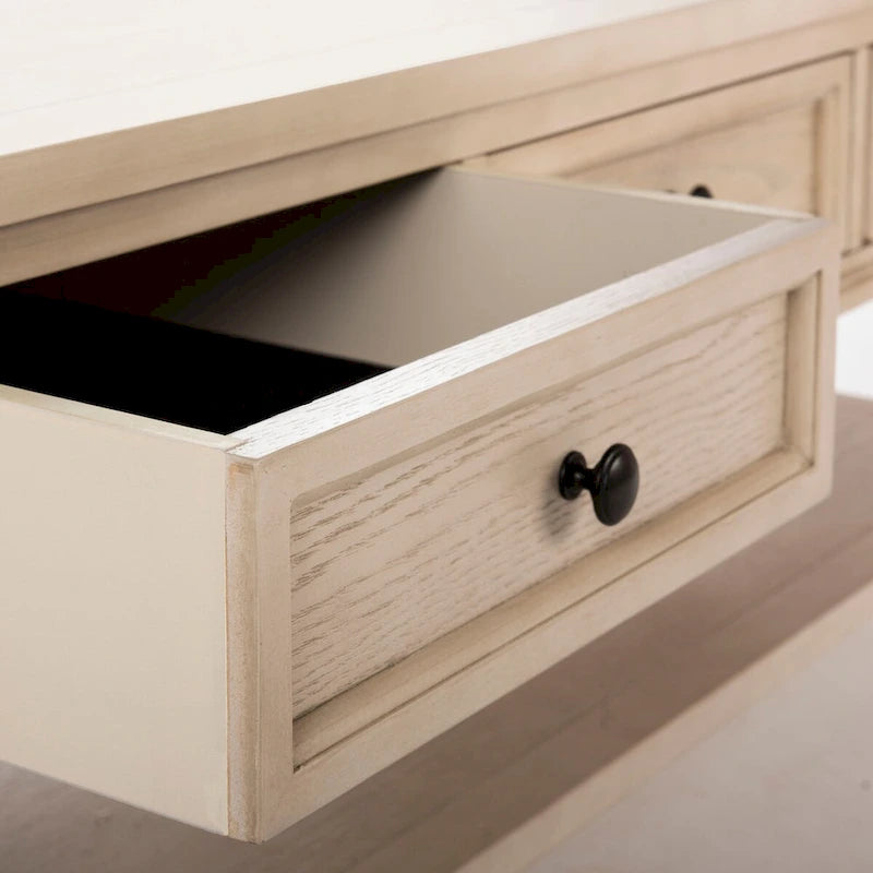 Table basse rectangulaire traditionnelle Tressie Sepia de SAFAVIEH - 54 x 23,6 x 19,3 - 54Lx24Px19H