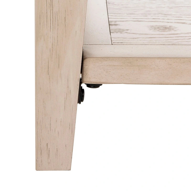 Table basse rectangulaire traditionnelle Tressie Sepia de SAFAVIEH - 54 x 23,6 x 19,3 - 54Lx24Px19H