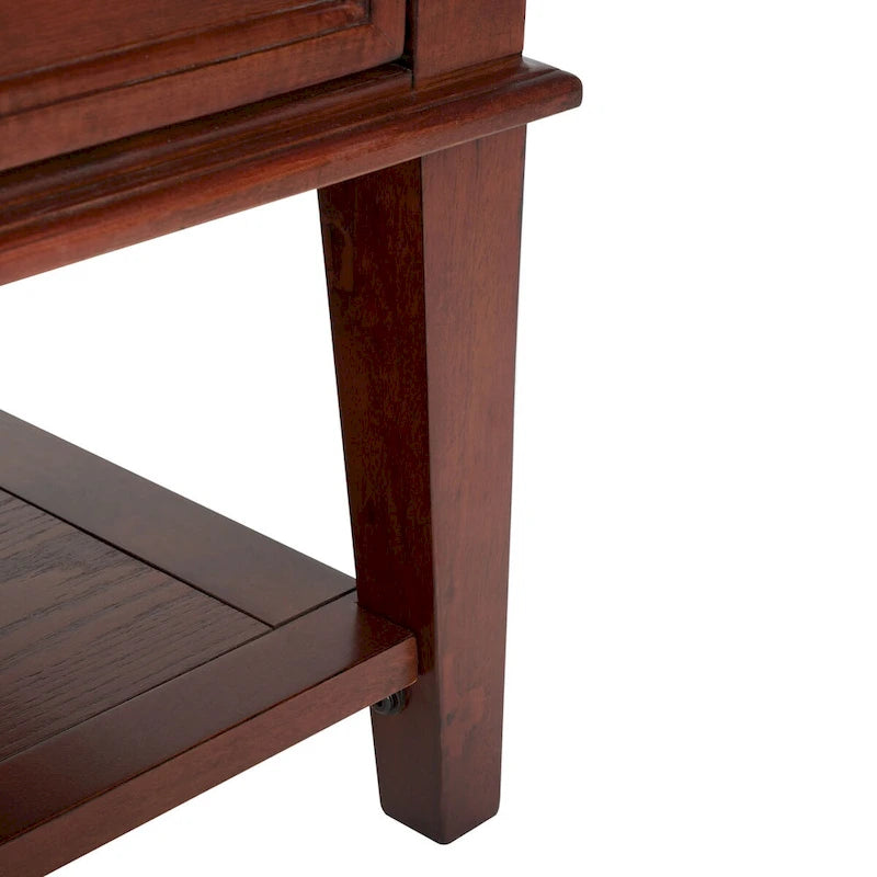 Table basse rectangulaire traditionnelle Tressie Sepia de SAFAVIEH - 54 x 23,6 x 19,3 - 54Lx24Px19H