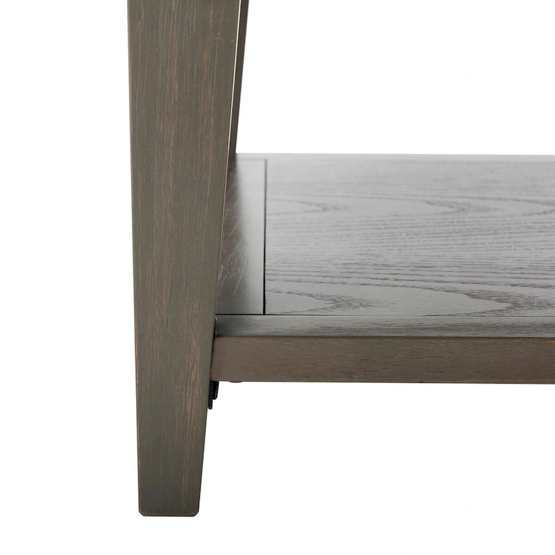 Table basse rectangulaire traditionnelle Tressie Sepia de SAFAVIEH - 54 x 23,6 x 19,3 - 54Lx24Px19H