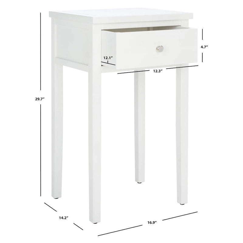 SAFAVIEH Monica Table d'appoint - 16.9 x 14.2 x 29.7 - 17Lx14Px30H