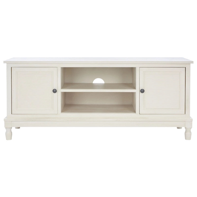 Meuble TV SAFAVIEH Ashlea 2 portes 1 étagère - 47 L x 16 P x 20 H - 47Lx16Px20H