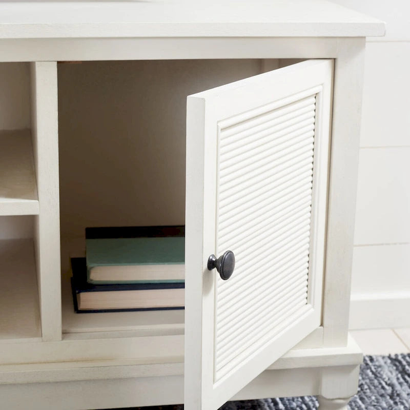 Meuble TV SAFAVIEH Ashlea 2 portes 1 étagère - 47 L x 16 P x 20 H - 47Lx16Px20H