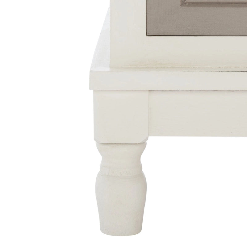 Meuble TV SAFAVIEH Ashlea 2 portes 1 étagère - 47 L x 16 P x 20 H - 47Lx16Px20H