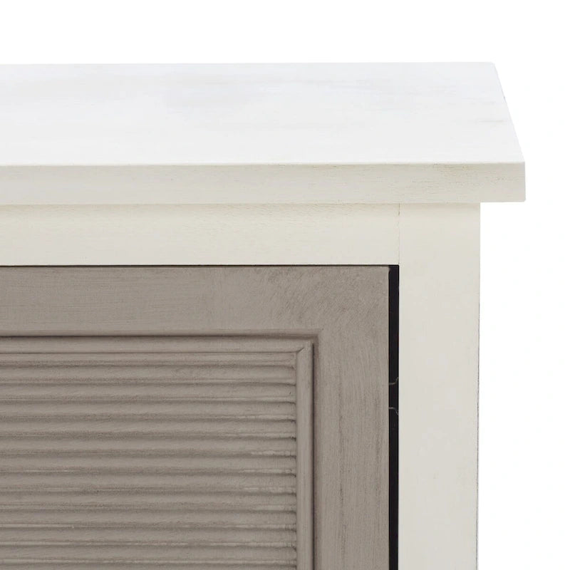 Meuble TV SAFAVIEH Ashlea 2 portes 1 étagère - 47 L x 16 P x 20 H - 47Lx16Px20H