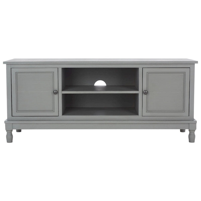 Meuble TV SAFAVIEH Ashlea 2 portes 1 étagère - 47 L x 16 P x 20 H - 47Lx16Px20H