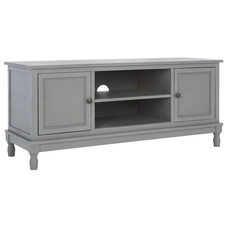 Meuble TV SAFAVIEH Ashlea 2 portes 1 étagère - 47 L x 16 P x 20 H - 47Lx16Px20H