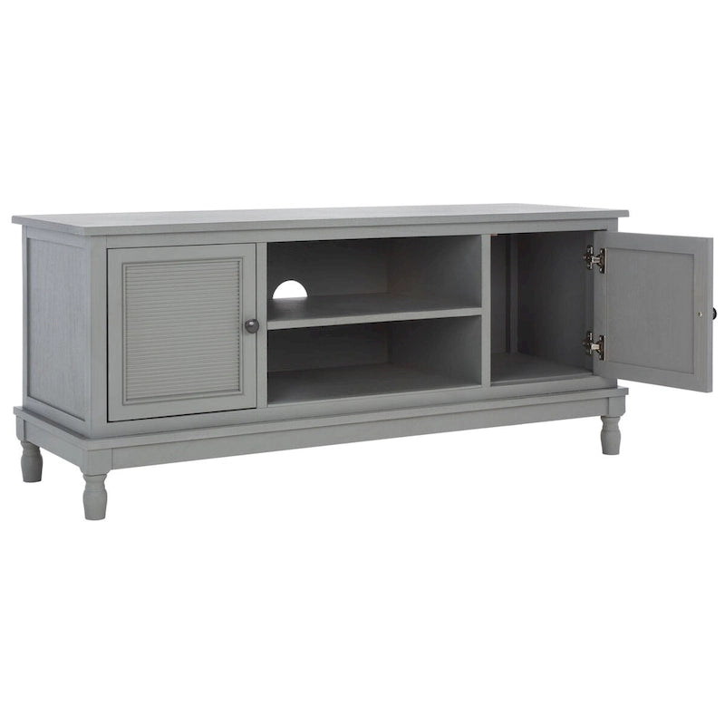 Meuble TV SAFAVIEH Ashlea 2 portes 1 étagère - 47 L x 16 P x 20 H - 47Lx16Px20H