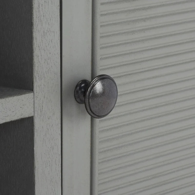 Meuble TV SAFAVIEH Ashlea 2 portes 1 étagère - 47 L x 16 P x 20 H - 47Lx16Px20H
