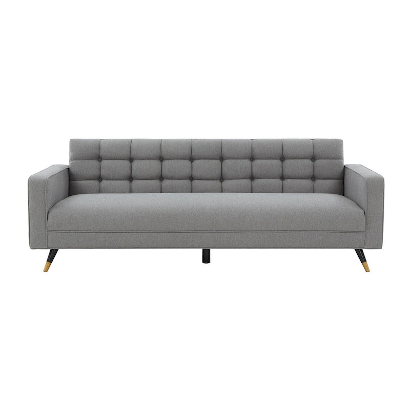 Canapé touffeté Domna SAFAVIEH Couture - 85 po L x 33 po P x 90 po H - 85L x 33P x 30H
