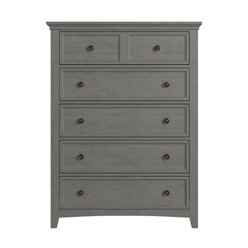 Commode de rangement modulaire en bois à 5 tiroirs Ediline par iNSPIRE Q Classic