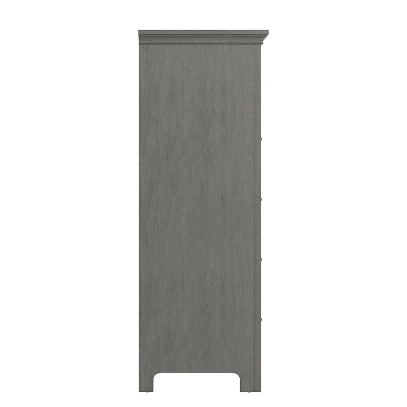 Commode de rangement modulaire en bois à 5 tiroirs Ediline par iNSPIRE Q Classic