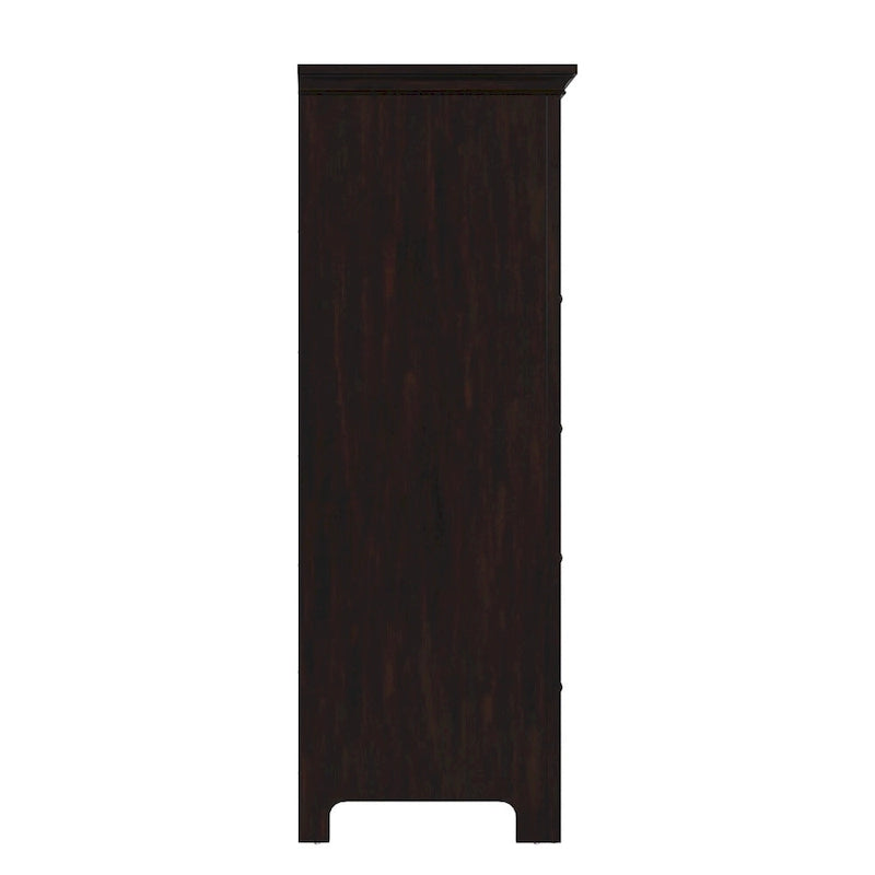 Commode de rangement modulaire en bois à 5 tiroirs Ediline par iNSPIRE Q Classic