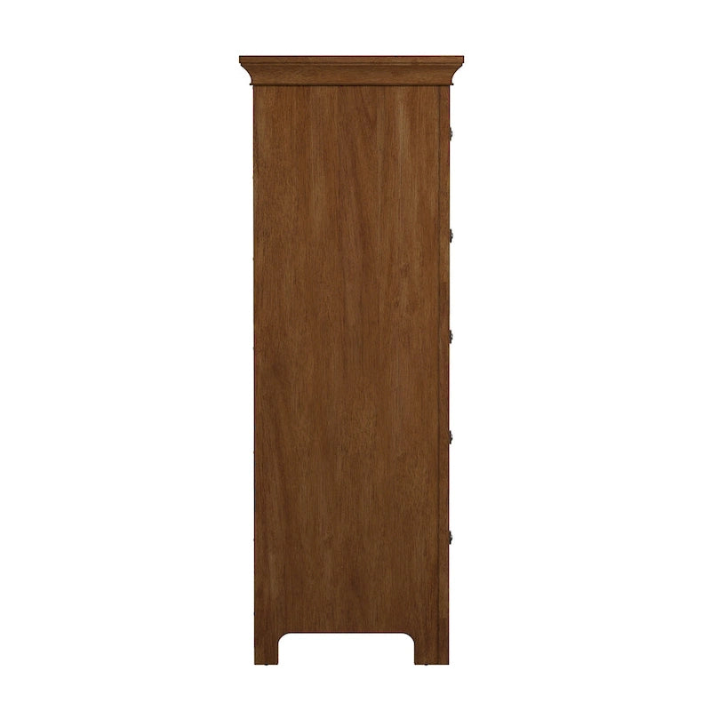 Commode de rangement modulaire en bois à 5 tiroirs Ediline par iNSPIRE Q Classic