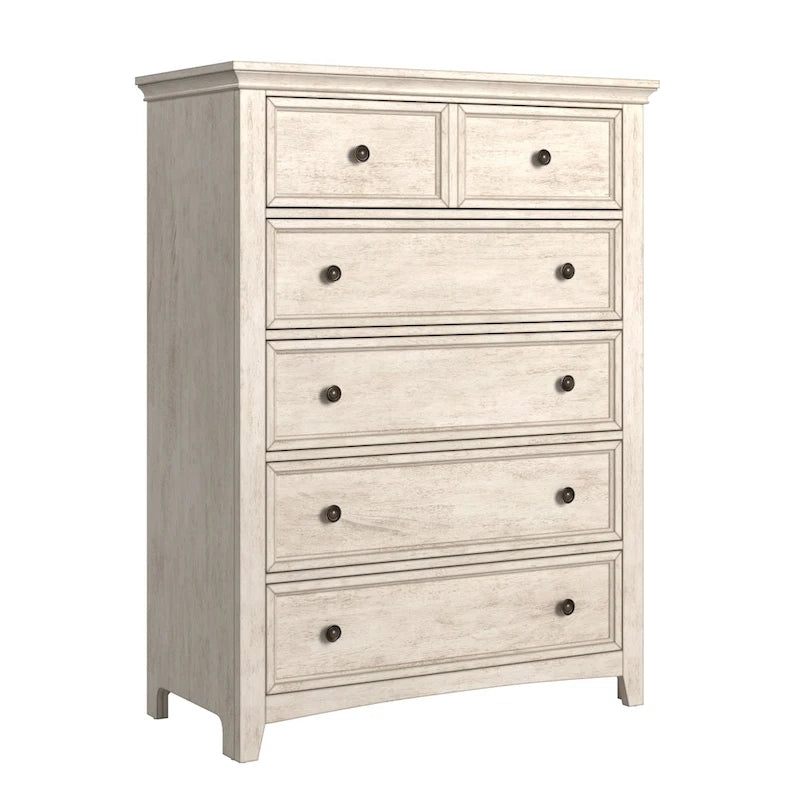 Commode de rangement modulaire en bois à 5 tiroirs Ediline par iNSPIRE Q Classic