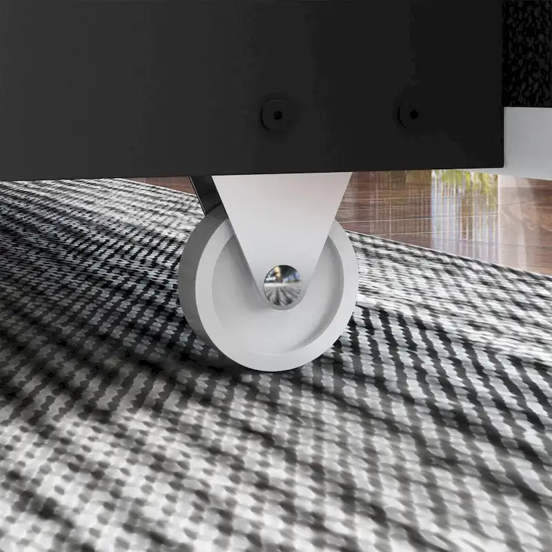 Lit plateforme à LED avec tiroir de rangement - Meuble de chambre contemporain