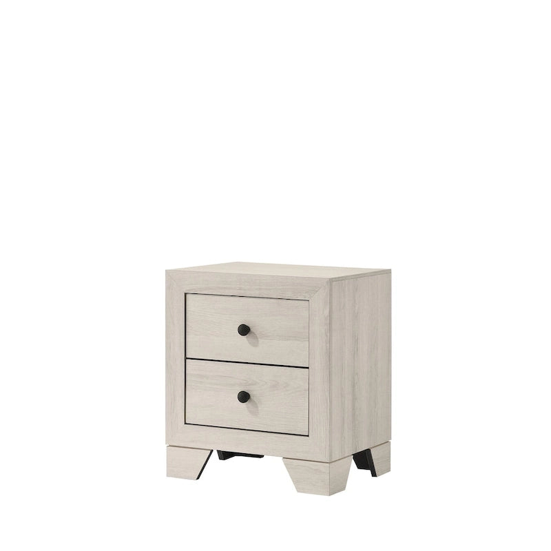 Chambre à coucher Annis 6 pièces plateforme blanche