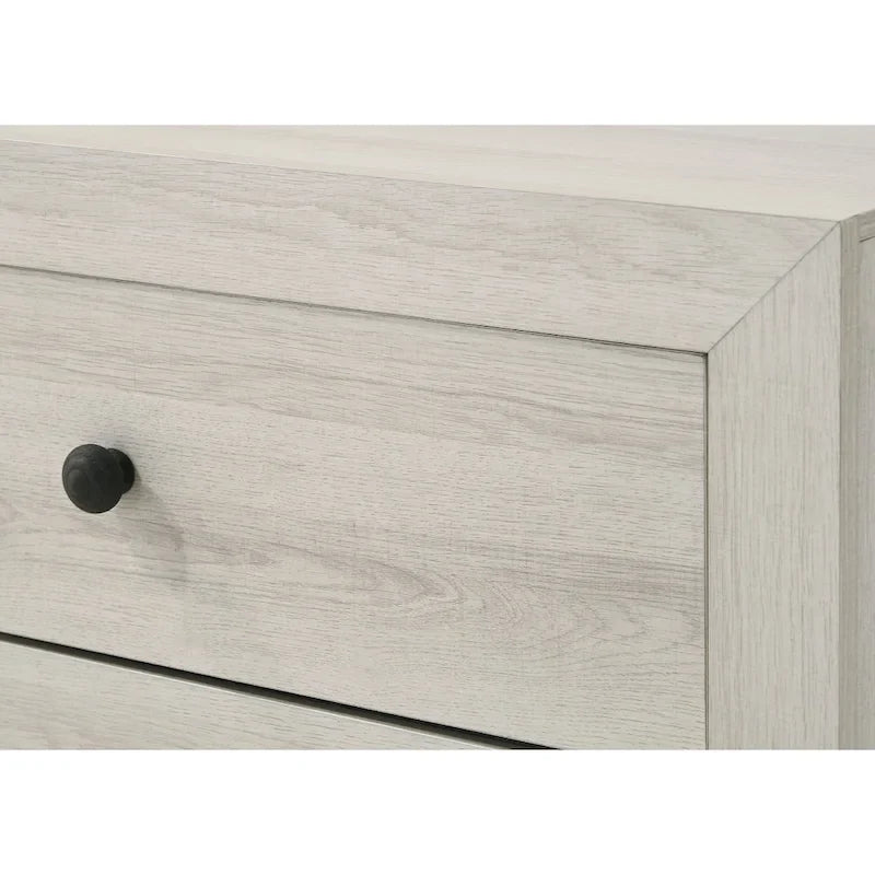 Chambre à coucher Annis 6 pièces plateforme blanche