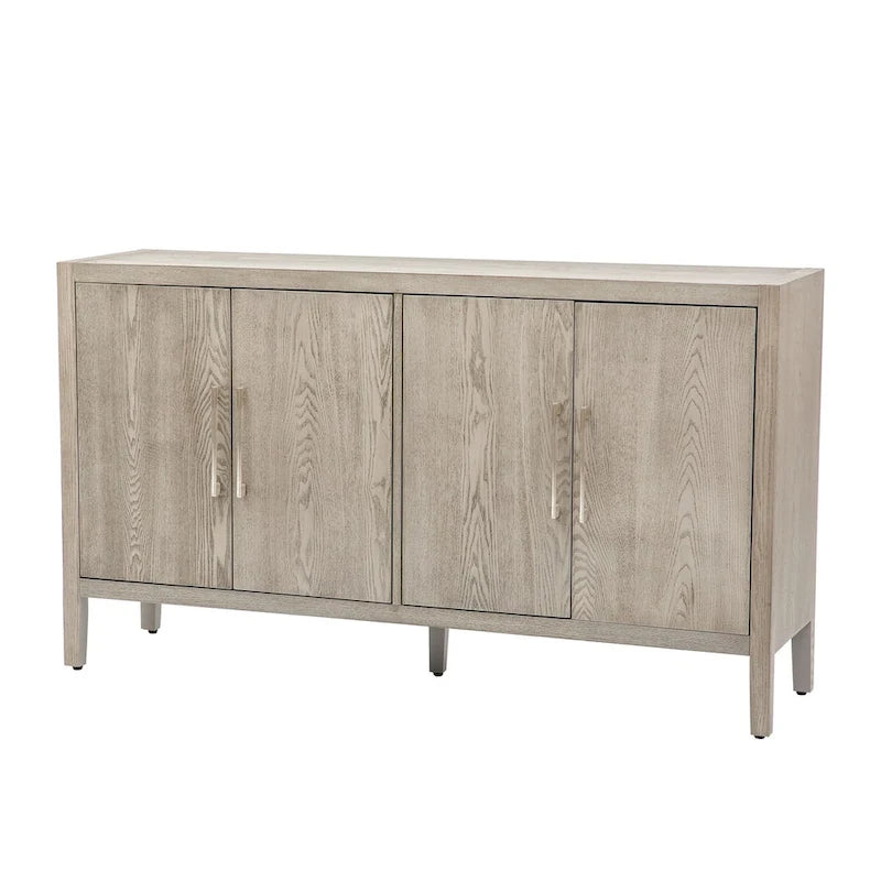 Meuble de rangement, buffet en bois avec étagères pour le salon