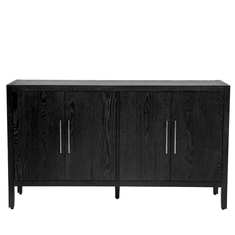 Meuble de rangement, buffet en bois avec étagères pour le salon