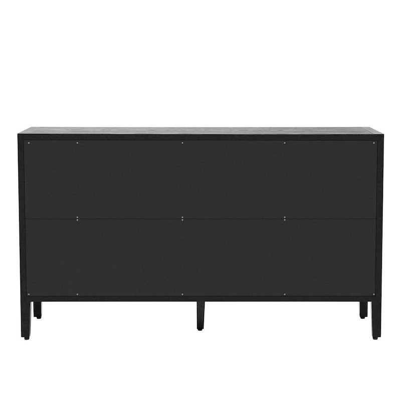Meuble de rangement, buffet en bois avec étagères pour le salon