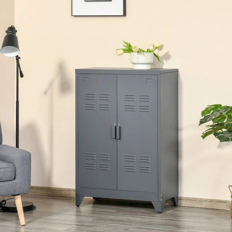 Armoire de rangement industrielle en acier