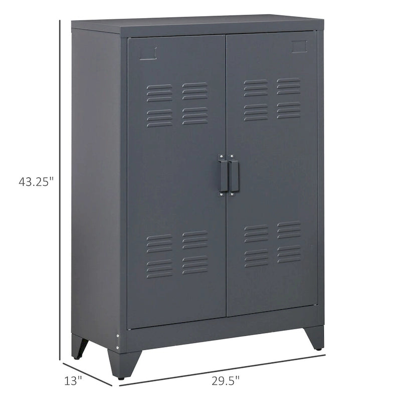 Armoire de rangement industrielle en acier