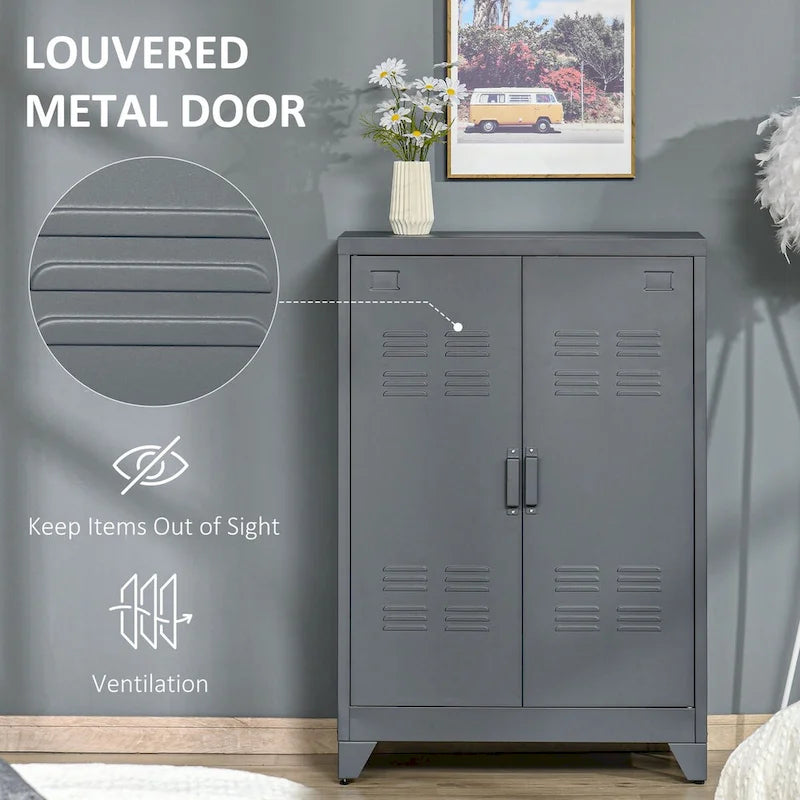 Armoire de rangement industrielle en acier