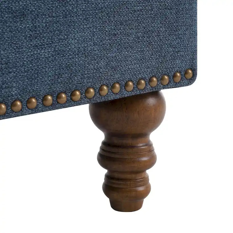 Fauteuil moderne rembourré avec structure en bois massif et coussin lombaire pour salon