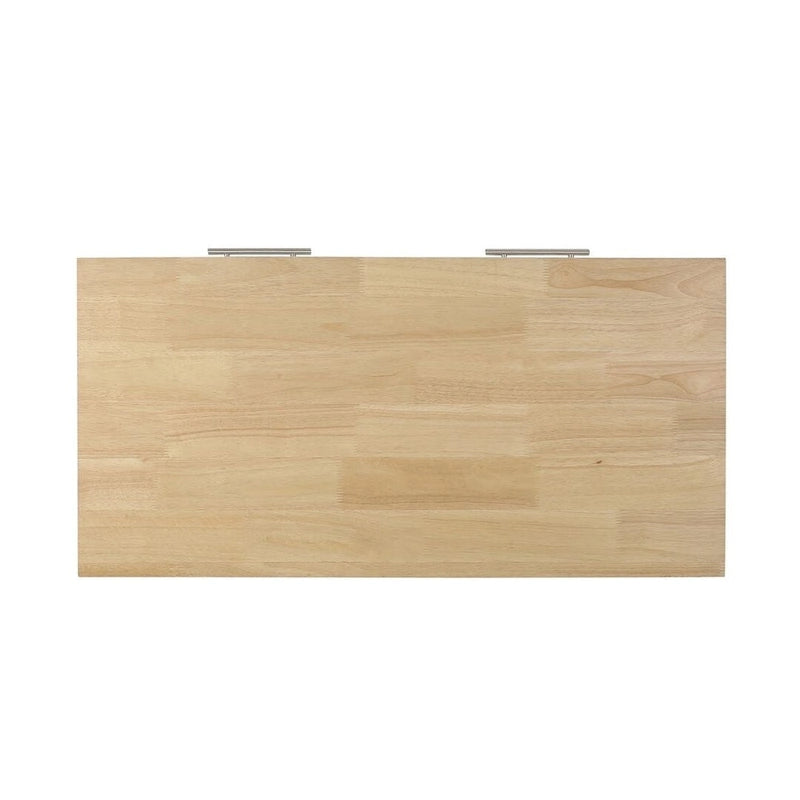Chariot de cuisine moderne en bois blanc avec roues, tiroirs et étagères par Christopher Knight Home