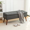 Banc de rangement avec banc de rangement pour chambre à coucher, banc de bout de lit, banc de pied de lit, banc d'entrée, banc ottoman de rangement