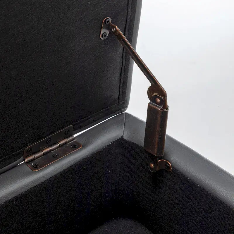 Banc de rangement avec banc de rangement pour chambre à coucher, banc de bout de lit, banc de pied de lit, banc d'entrée, banc ottoman de rangement