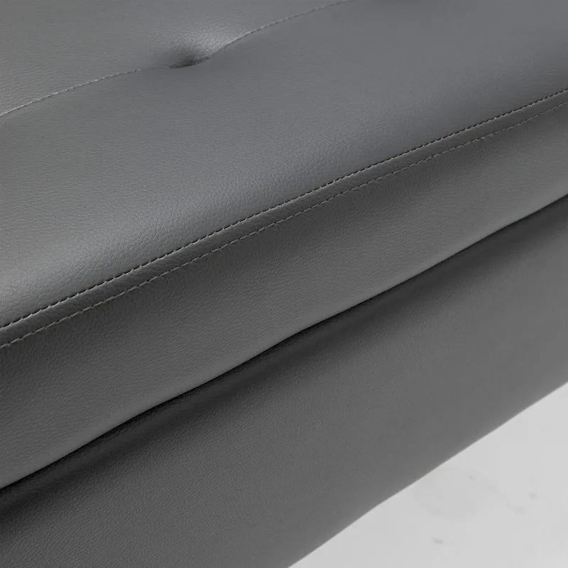 Banc de rangement avec banc de rangement pour chambre à coucher, banc de bout de lit, banc de pied de lit, banc d'entrée, banc ottoman de rangement