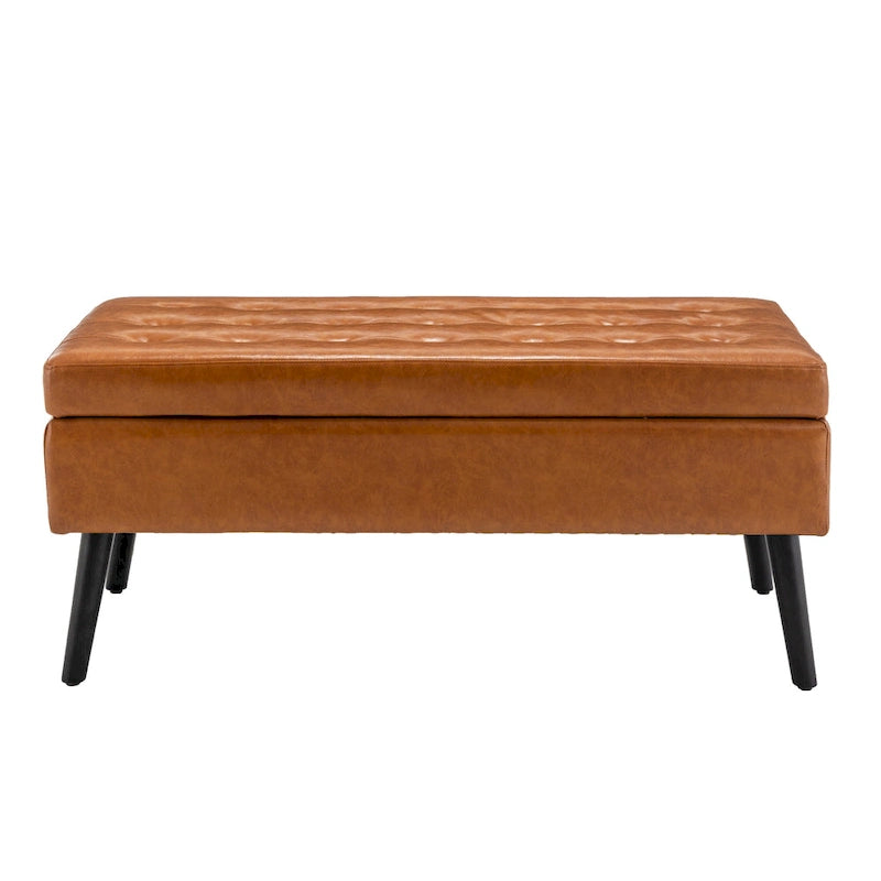 Banc de rangement avec banc de rangement pour chambre à coucher, banc de bout de lit, banc de pied de lit, banc d'entrée, banc ottoman de rangement