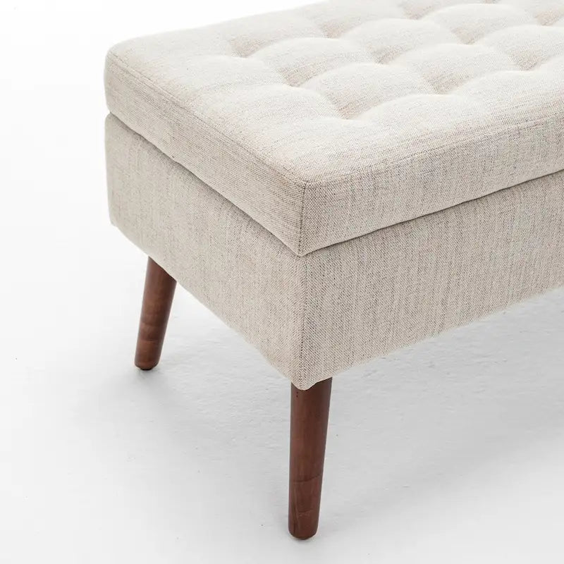 Banc de rangement avec banc de rangement pour chambre à coucher, banc de bout de lit, banc de pied de lit, banc d'entrée, banc ottoman de rangement
