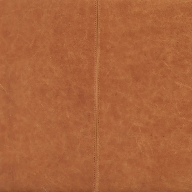 Canapé Poly & Bark Argan 93 en cuir pleine fleur véritable italien, coloris Cognac Tan
