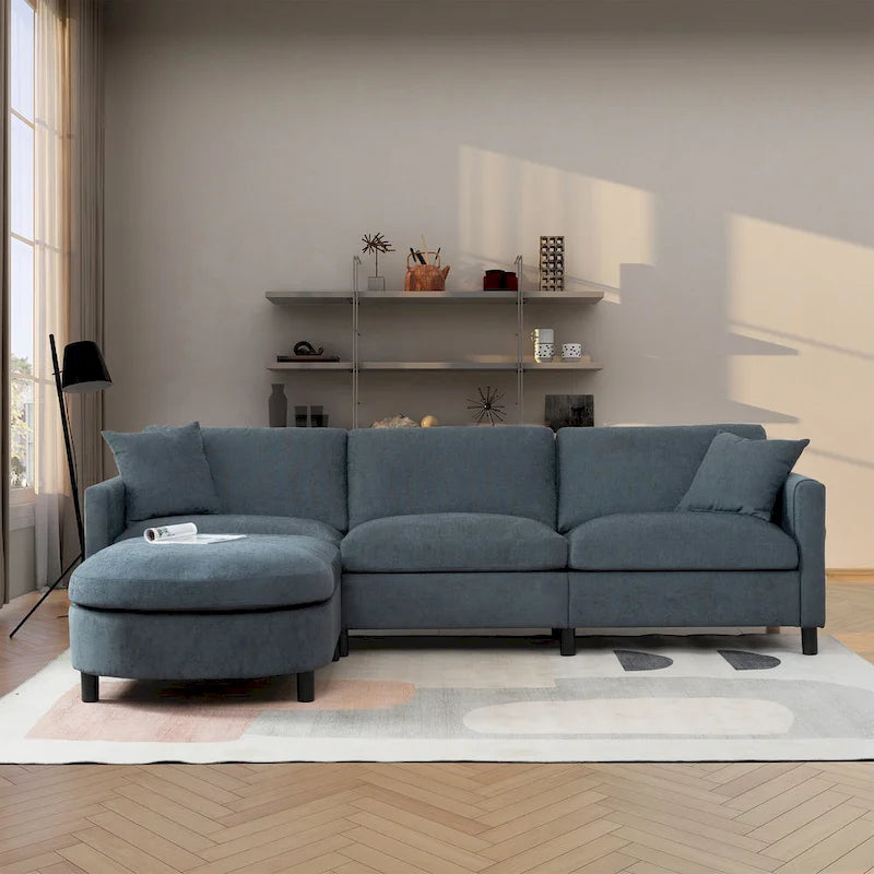 Canapé Modulable avec Cadre en Bois