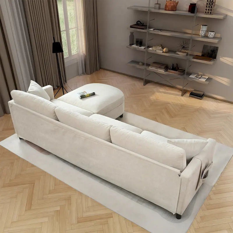 Canapé Modulable avec Cadre en Bois