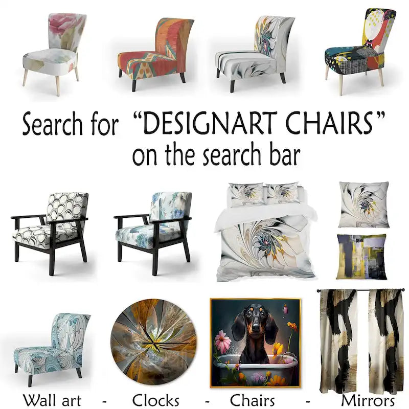 Designart Chaise d'appoint rembourrée minimaliste élégante sarcelle et or et fauteuil moderne et contemporain - Couleurs multiples